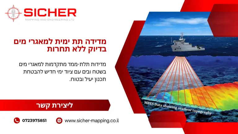 מדידה תת ימית למאגרי מים בדיוק ללא תחרות
